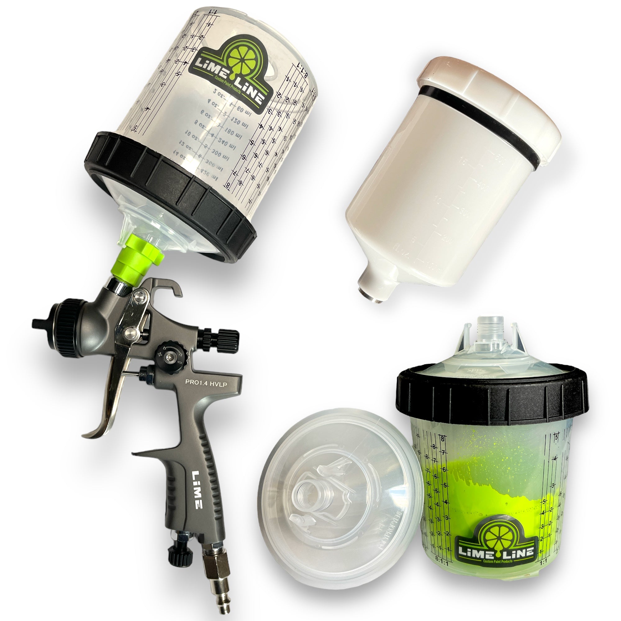 LiME LiNE Pro 1.4 hvlp Spray Gun – LiME LiNE Paint Supply