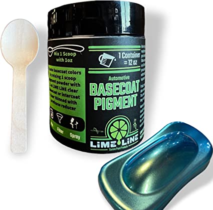LiME LiNE Base Coat Maker Pigment Powder, Automotive Grade, Basecoat ...